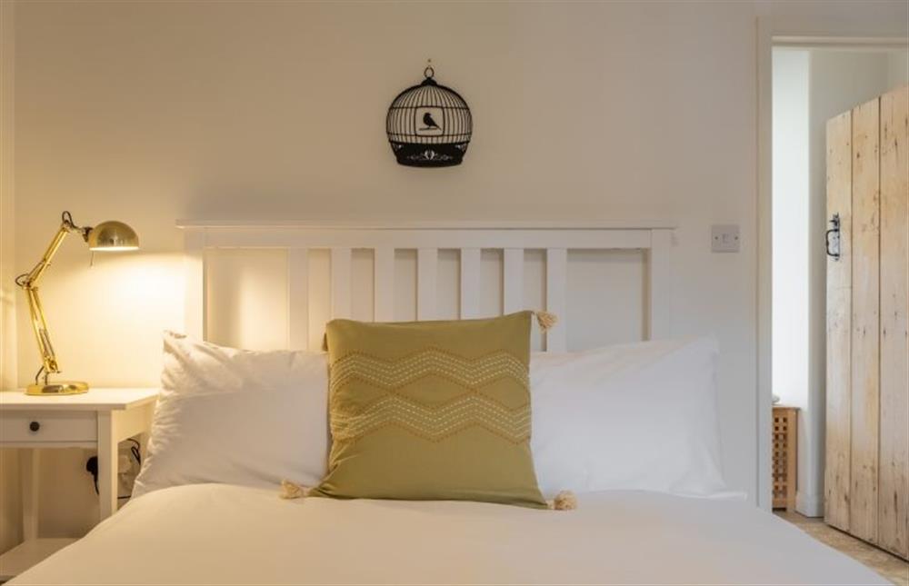 First floor: Quality linens in the bedrooms at Chiffchaff Cottage, West Raynham near Fakenham