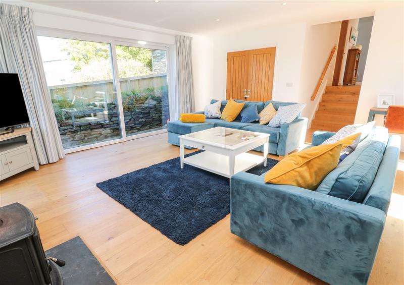 Enjoy the living room at Chilowan, Trewarmett near Tintagel