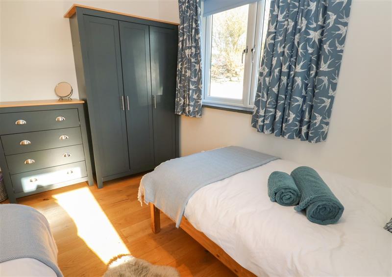 This is a bedroom at Chilowan, Trewarmett near Tintagel