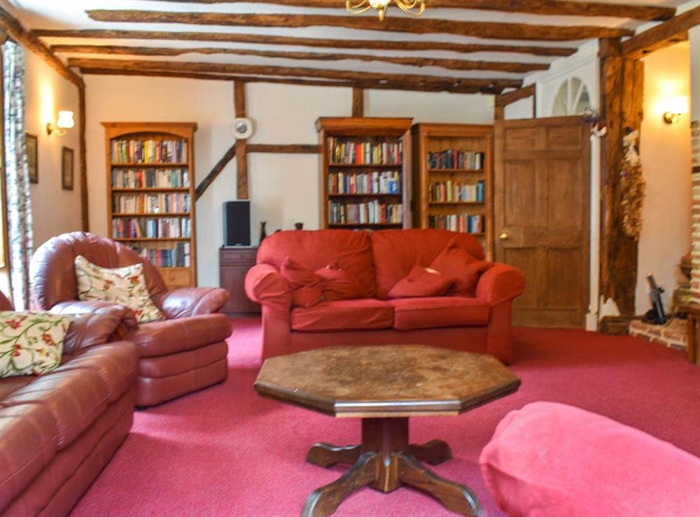 Living area at Chilton Manor House in Sittingbourne, near Faversham, Kent