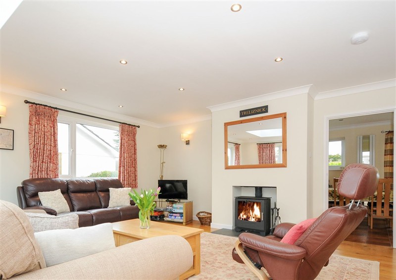 Relax in the living area at Chimings, Rock
