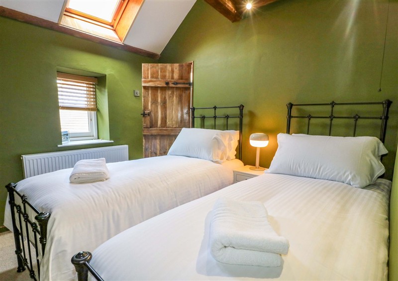 One of the bedrooms at Chimney Cottage, Winster