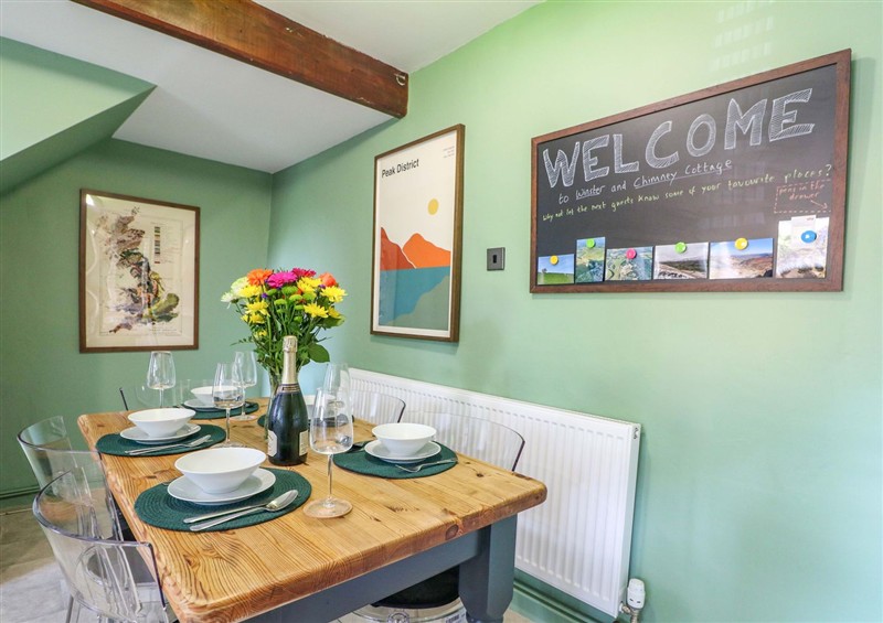 This is the dining room at Chimney Cottage, Winster