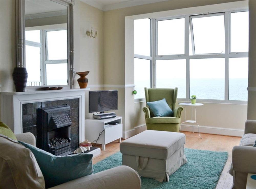 Living room at Chine Bluff in Shanklin, Isle of Wight