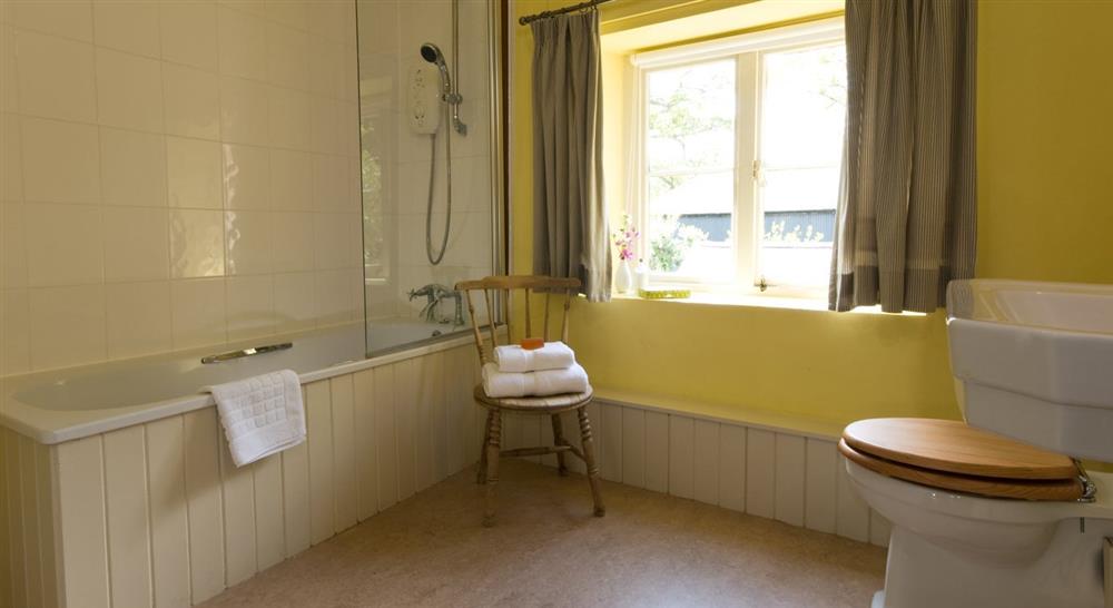 Bathroom at Chirk Home Farm Cottage in Chirk, Wrexham