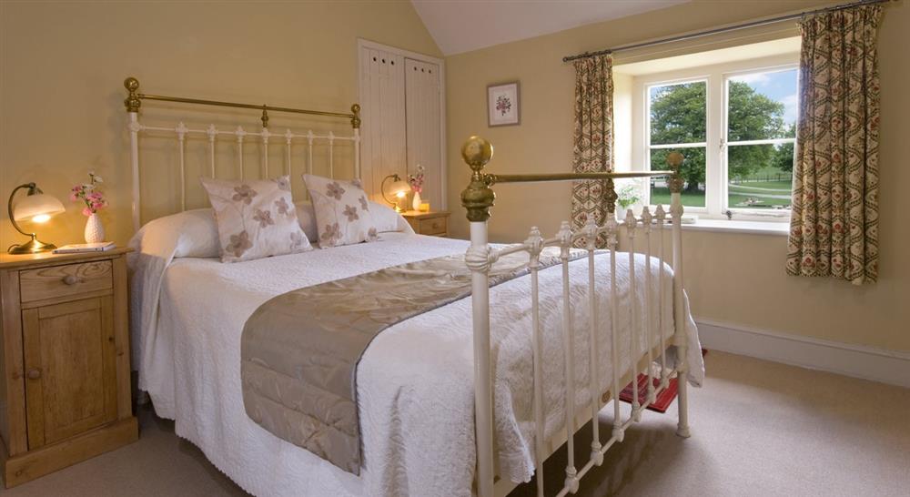 The double bedrom at Chirk Home Farm Cottage in Chirk, Wrexham