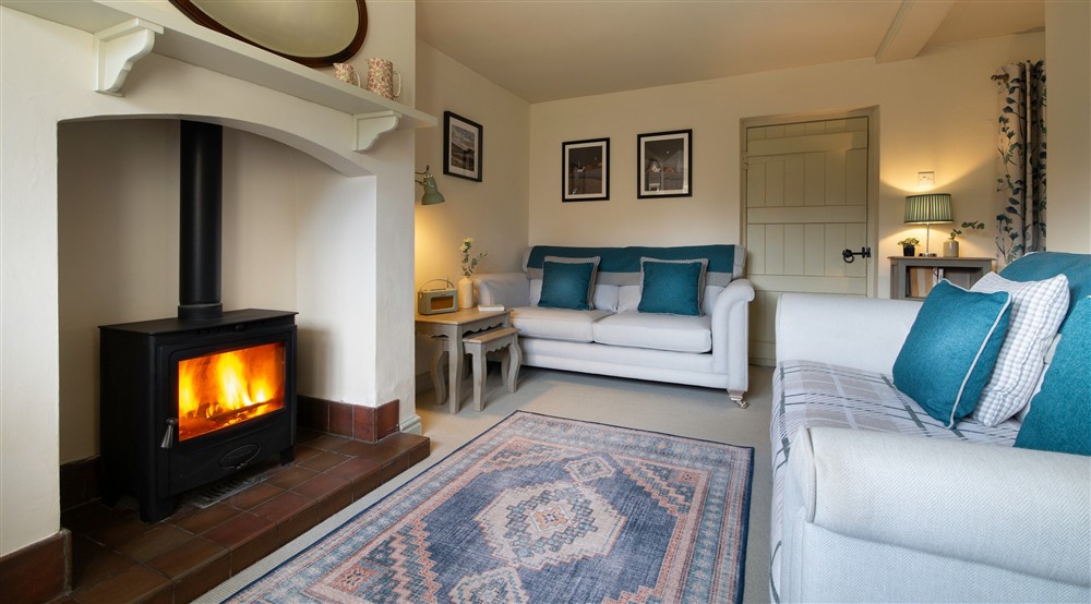 The sitting room at Chirk Home Farm Cottage in Chirk, Wrexham