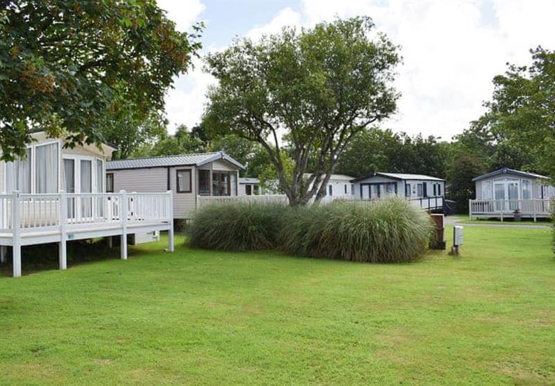 Setting of St Agnes Holiday Park at Chiverton Holiday Park in Blackwater, St Agnes