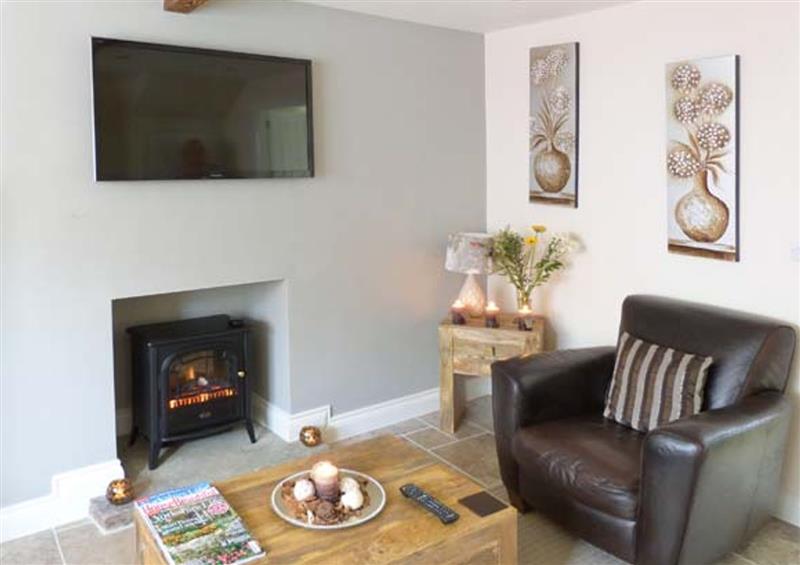 Relax in the living area at Chloes Cottage, Haworth