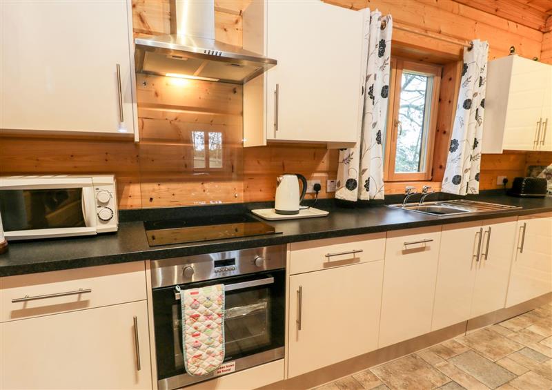 This is the kitchen at Chloes Lodge, Cropton near Middleton