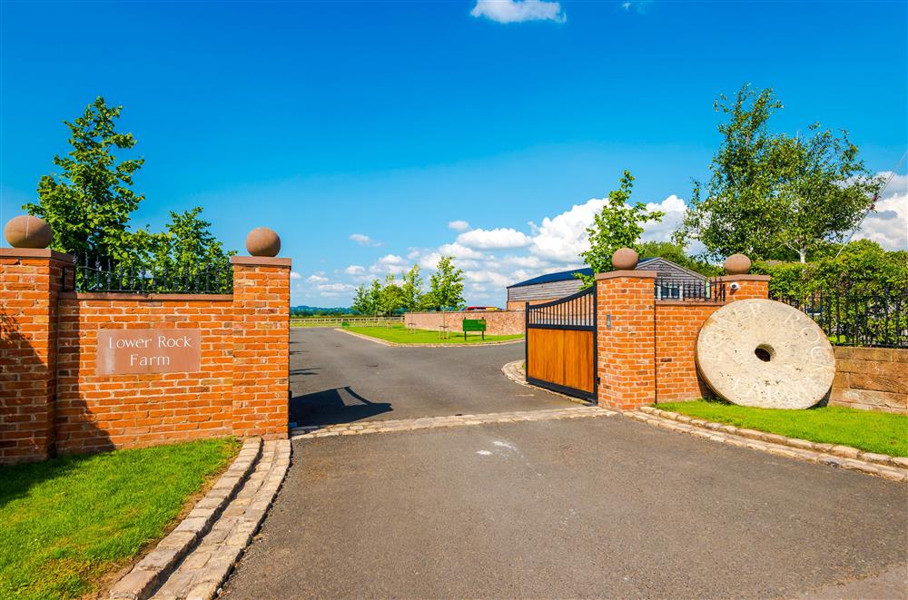 Entrance to Castle View Rural Retreats, Beeston, Cheshire