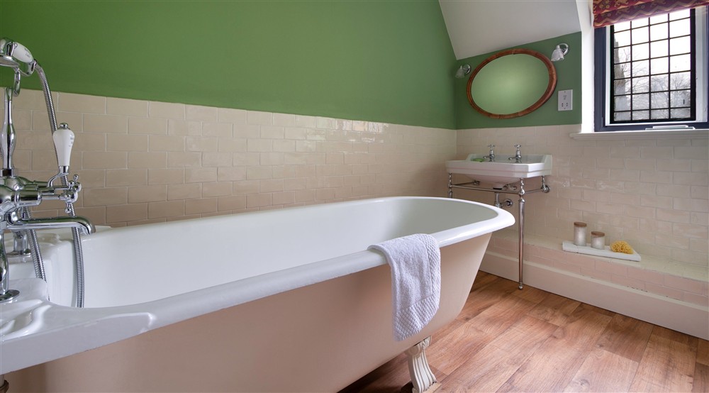 One of the first floor bathrooms at Choristers' House in Nr Ripon, North Yorkshire