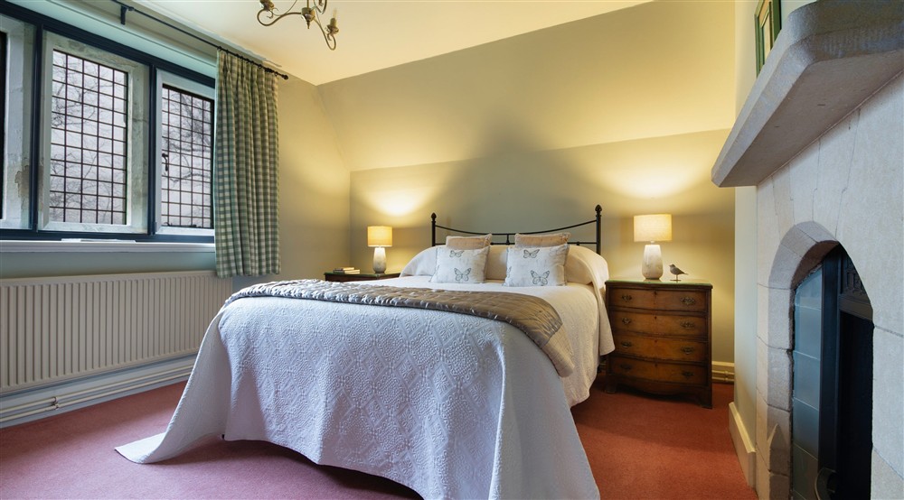 The second bedroom on the first floor with a double bed at Choristers' House in Nr Ripon, North Yorkshire