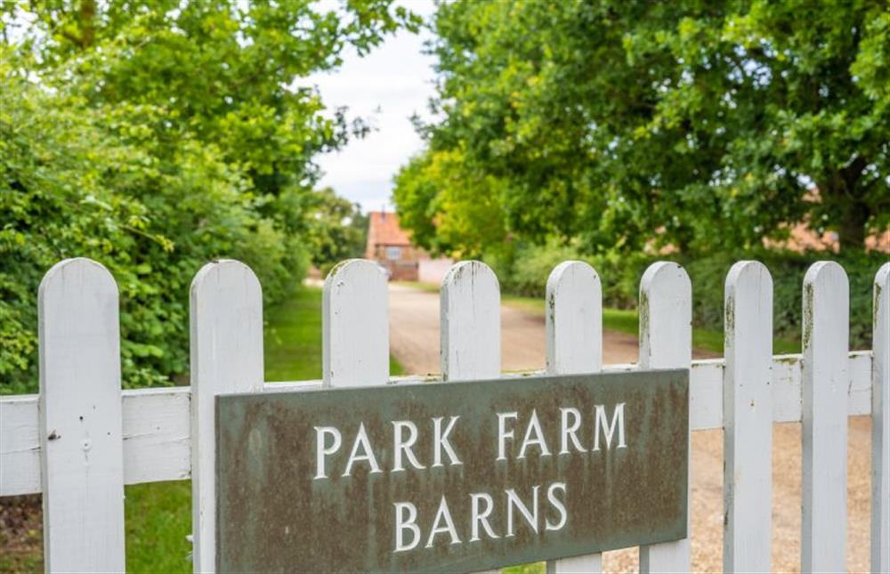 Access via the driveway for Park Farm at Christmas Barn, Snettisham near Kings Lynn