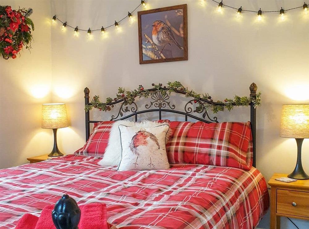 Double bedroom at Christmas Cottage in Cheddar, Somerset