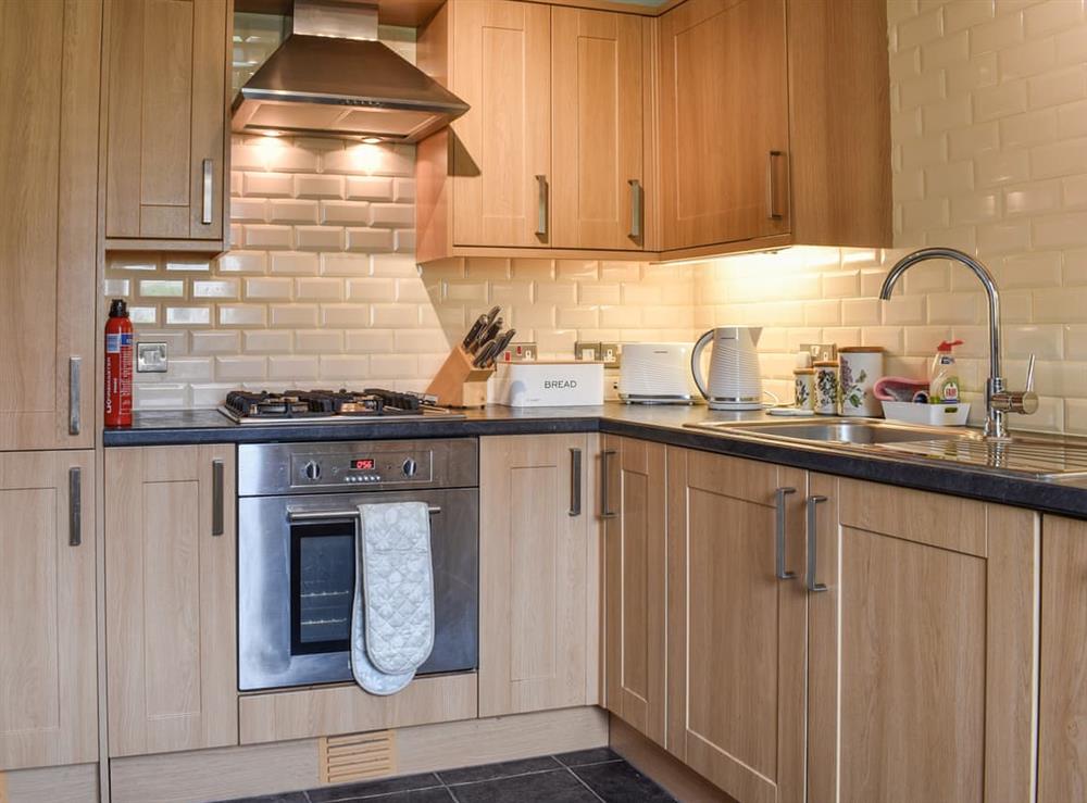 Kitchen at Christobels Hideaway in Storrs, near Bowness-on-Windermere, Cumbria