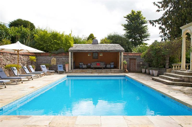 Swimming pool at Chulmleigh Manor, Chulmleigh, Devon