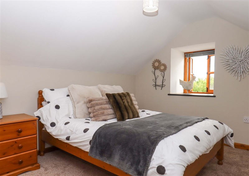 A bedroom in Church Barn at Church Barn, Sutcombe near Bradworthy