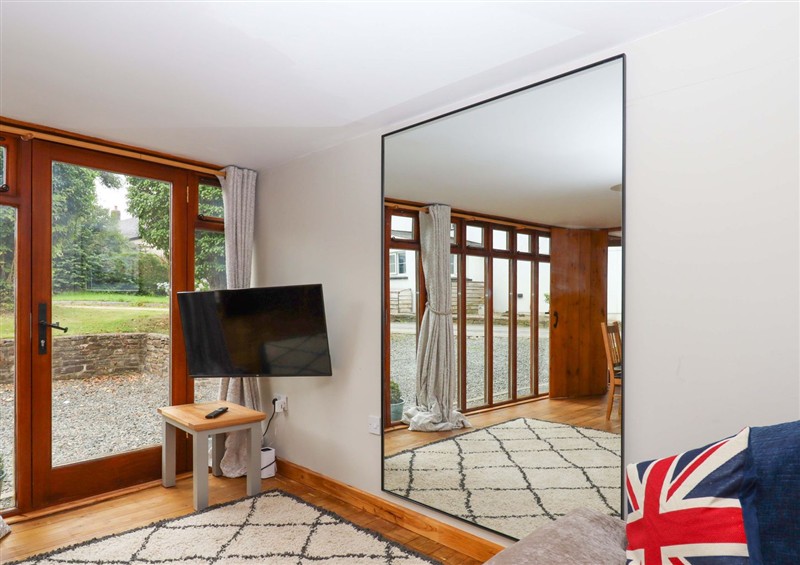 Relax in the living area (photo 3) at Church Barn, Sutcombe near Bradworthy