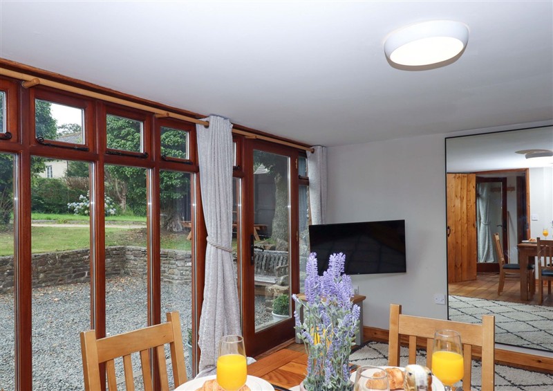 Relax in the living area (photo 4) at Church Barn, Sutcombe near Bradworthy