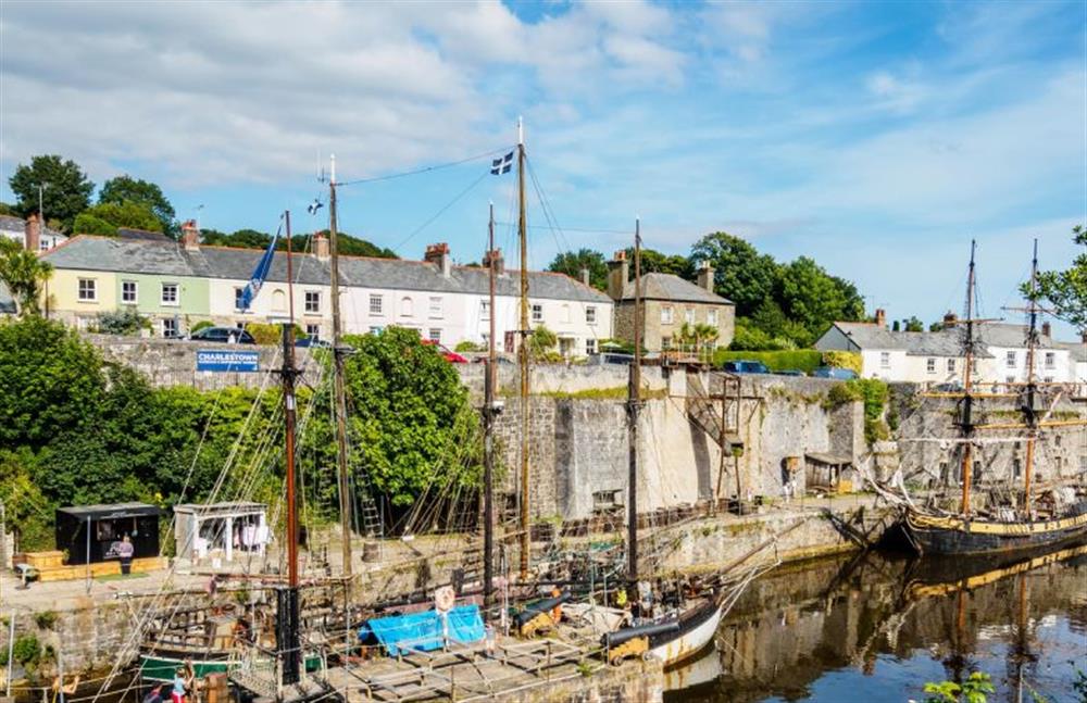 Charlestown port with it’s fantastic historic ships  (photo 2) at Church Close Cottage, Cusgarne, Truro 