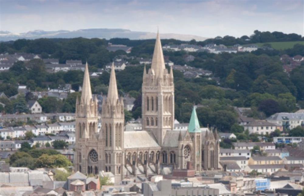 The gorgeous cathedral in the heart of Truro at Church Close Cottage, Cusgarne, Truro 