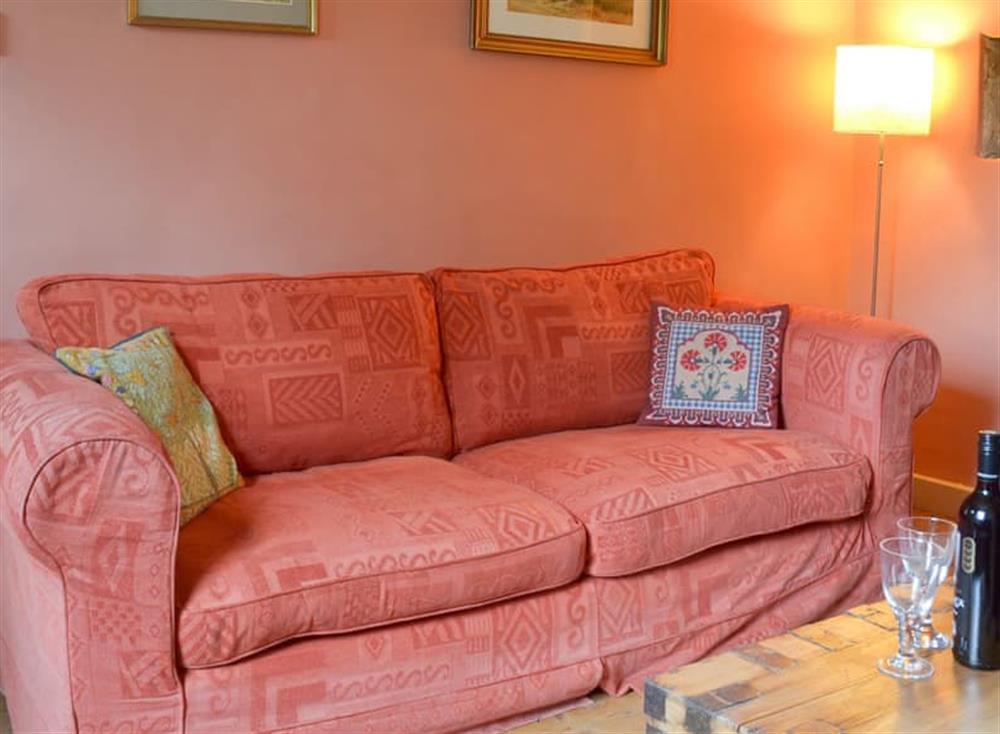 Comfortable living room at Church Cottage in Bakewell, Derbyshire