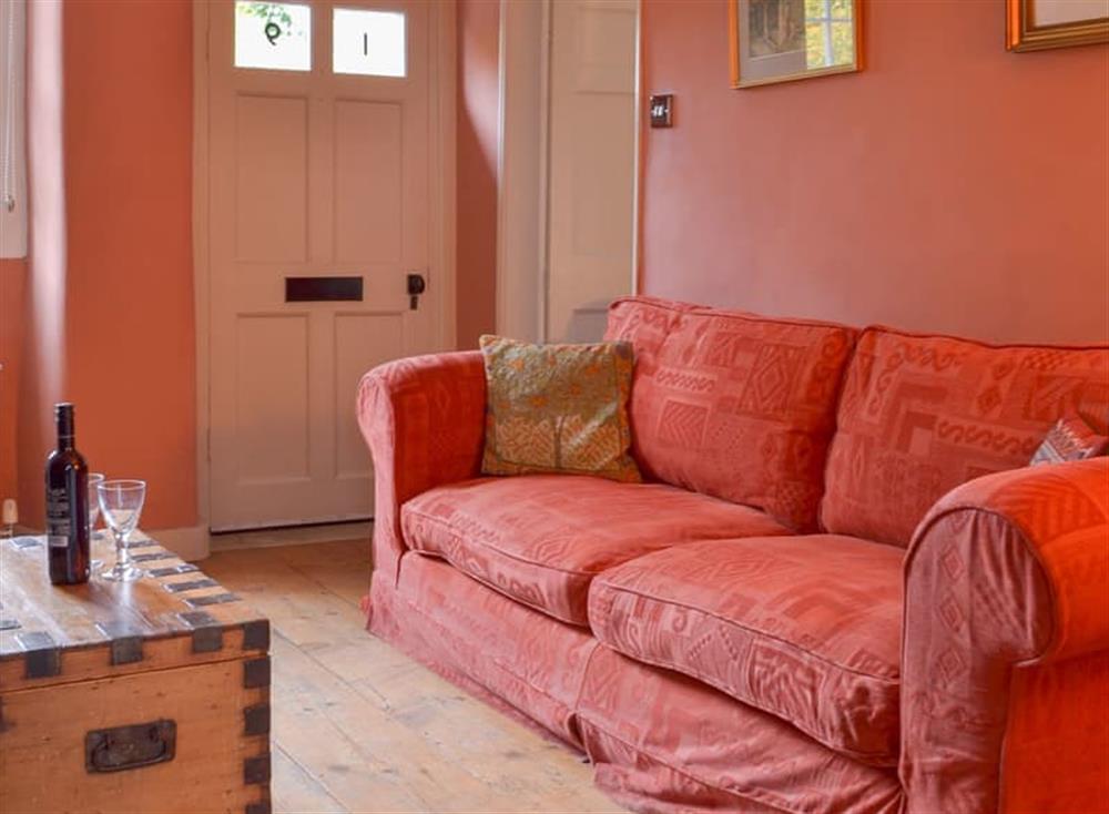 Cosy and inviting living room at Church Cottage in Bakewell, Derbyshire