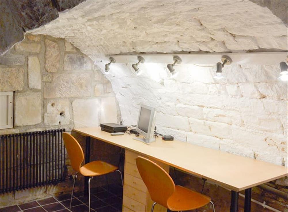 Study offering a quiet space in which to relax at Church Cottage in Bakewell, Derbyshire