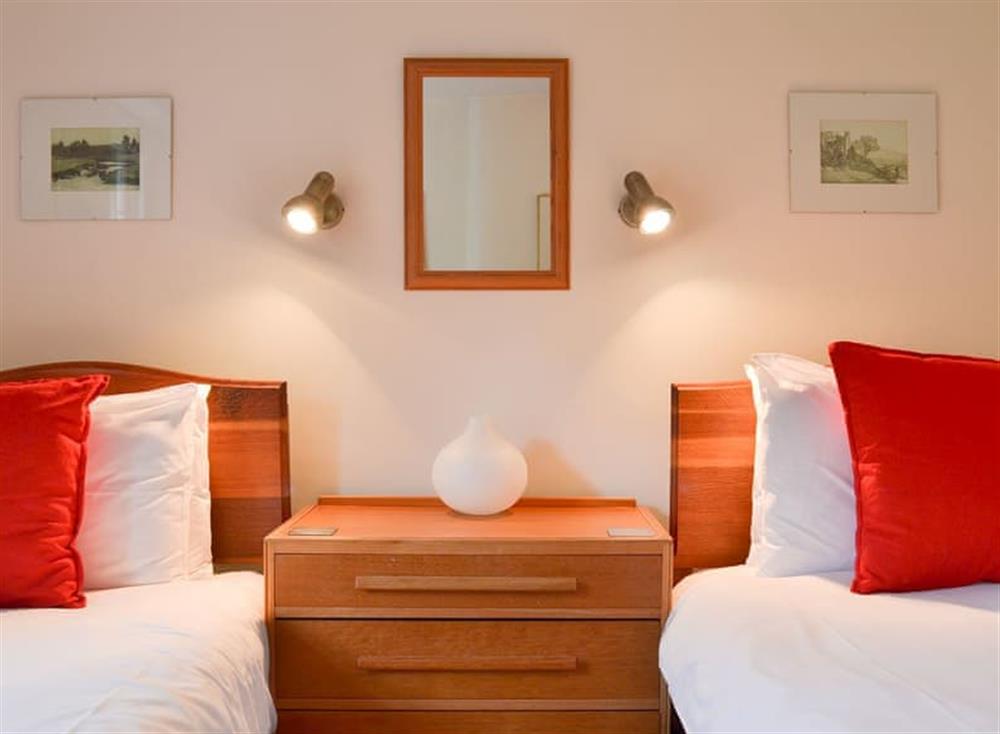 Twin bedroom with lovely welcoming feel at Church Cottage in Bakewell, Derbyshire