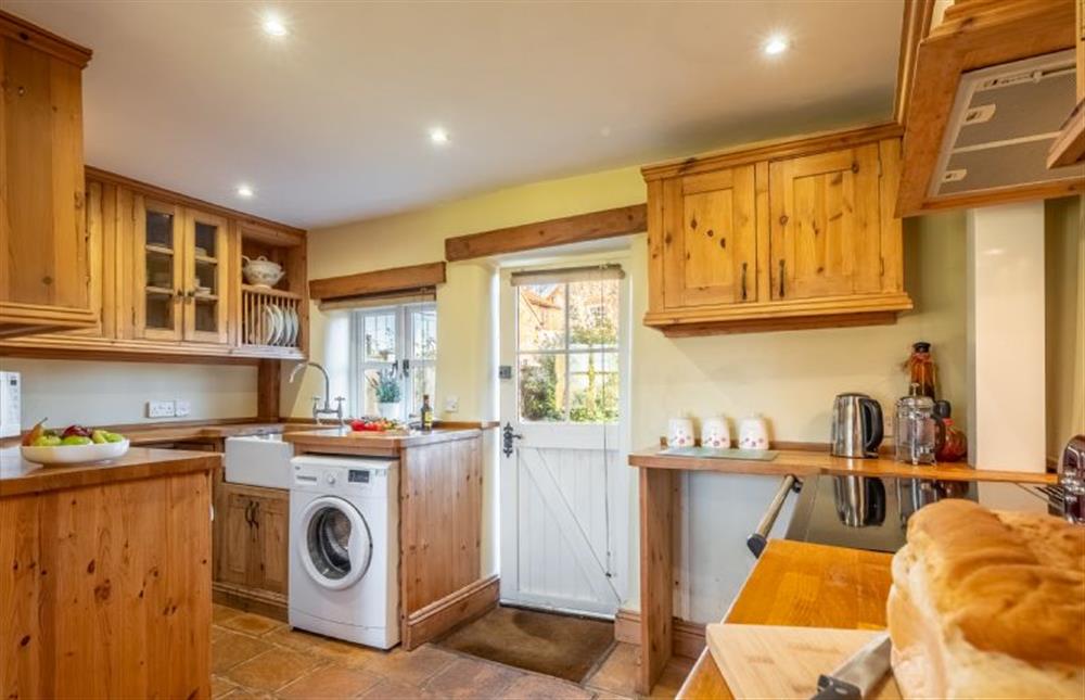 Ground floor: The country style kitchen at Church Cottage, Castle Acre near Kings Lynn