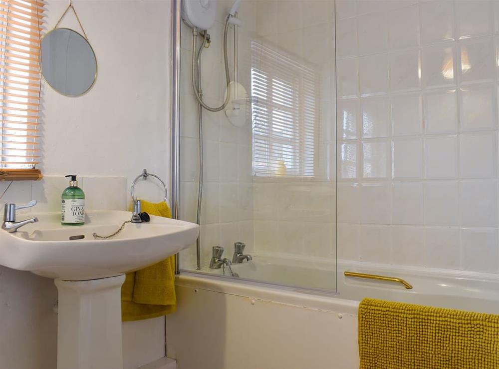 Bathroom at Church Cottage in Kirkby, near Middlesbrough, North Yorkshire