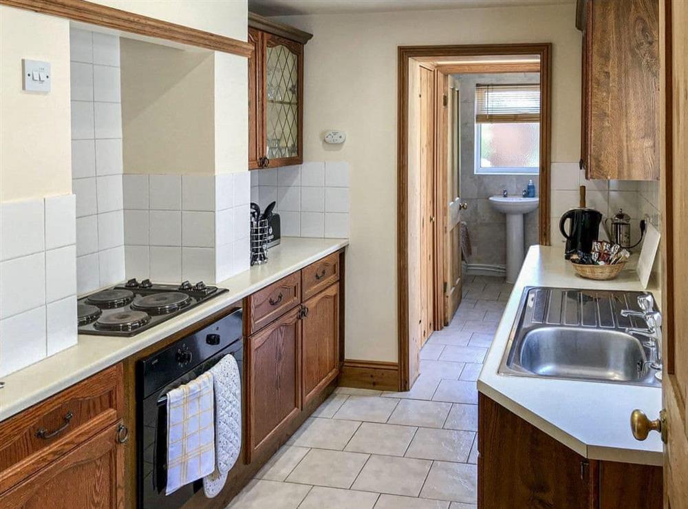 This is the kitchen at Church Cottage in Worthing, West Sussex