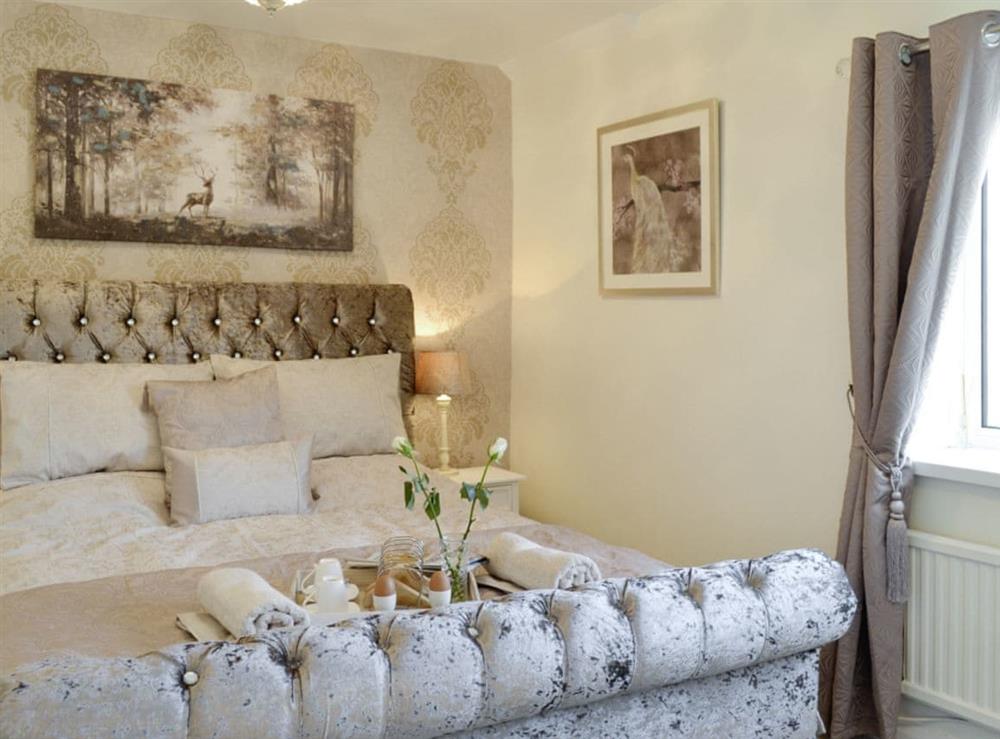 Peaceful double bedroom at Church Court Cottage in Beeford, near Driffield, North Humberside