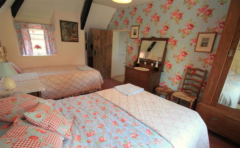 One of the bedrooms at Church Farm, Near Porlock
