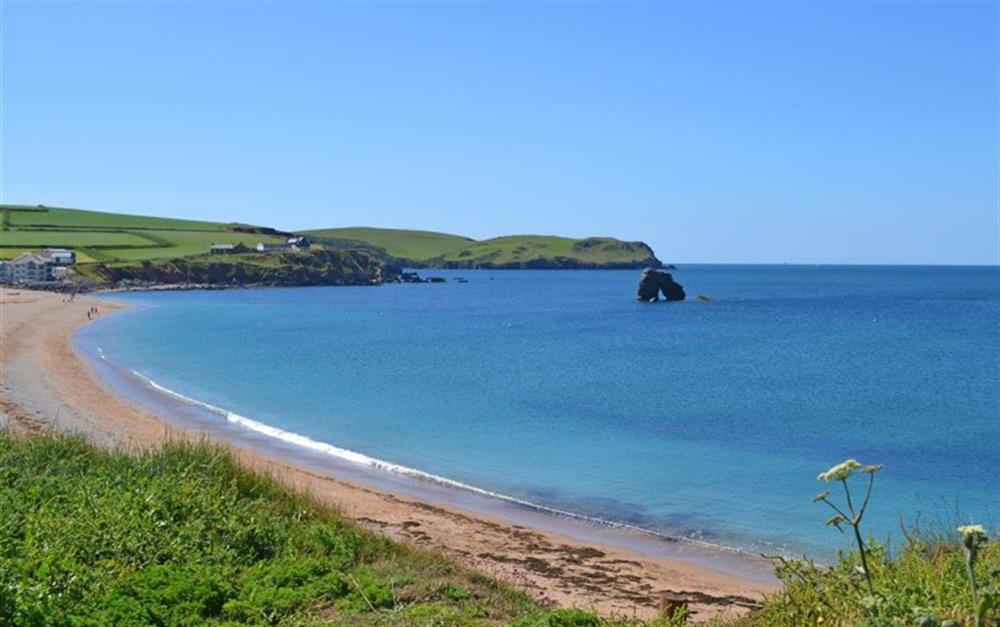 Beautiful Thurlestone Sands and the coastal path within 5 minutes walk. at Church Farmhouse in Thurlestone