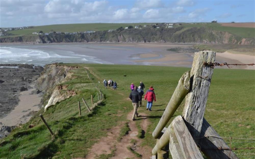 This is perfect Walking country with fabulous walks in every direction, and the South West Coastal Path only minutes from the doorstep. at Church Farmhouse in Thurlestone