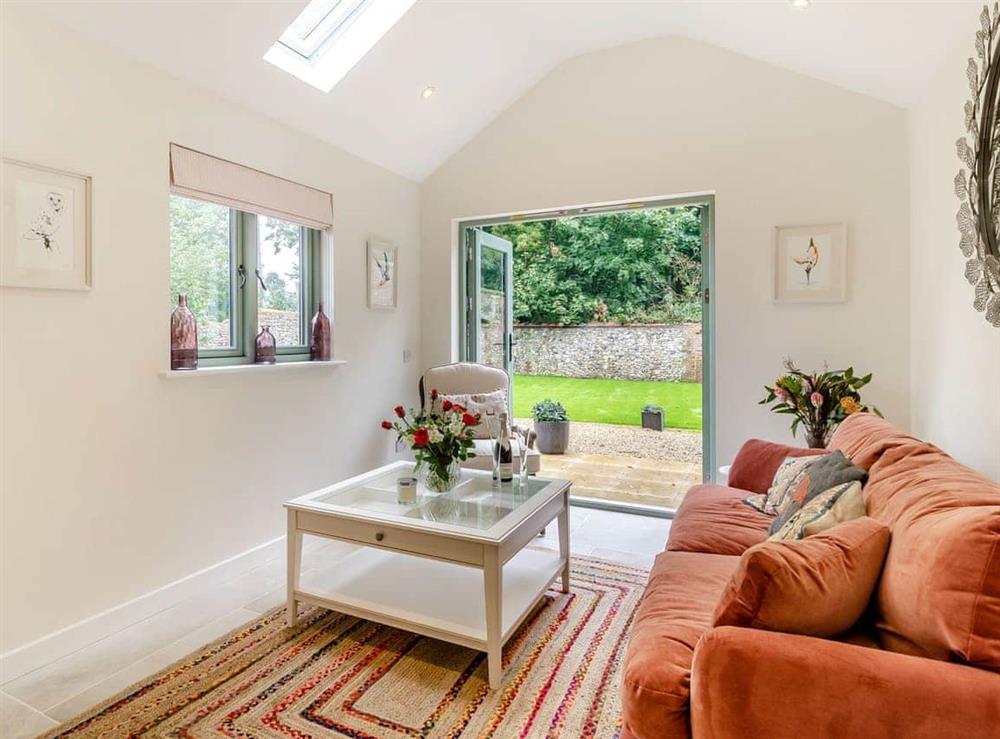 Living area at Church Garden Cottage in Barrow, Near Bury St Edmunds, Suffolk