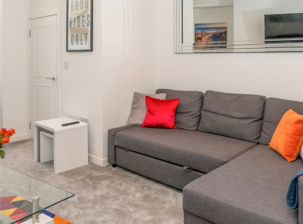 Living area at Church House in Ilfracombe, Devon