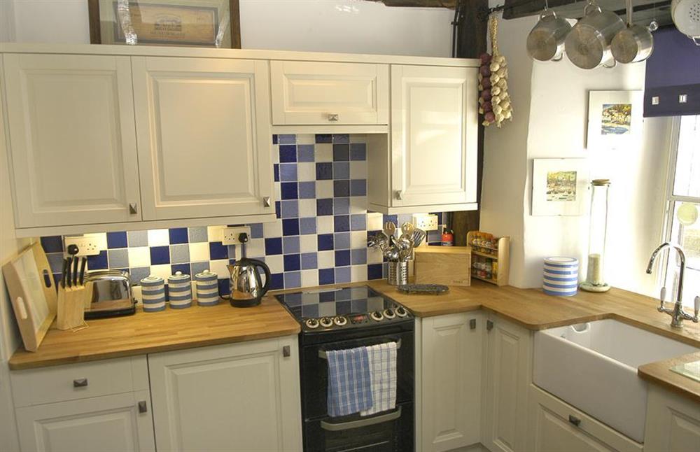 The lovely kitchen at Church House, Looe