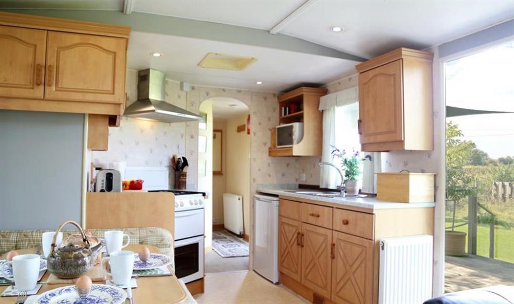 The kitchen at Church Lodge, Snargate, Kent