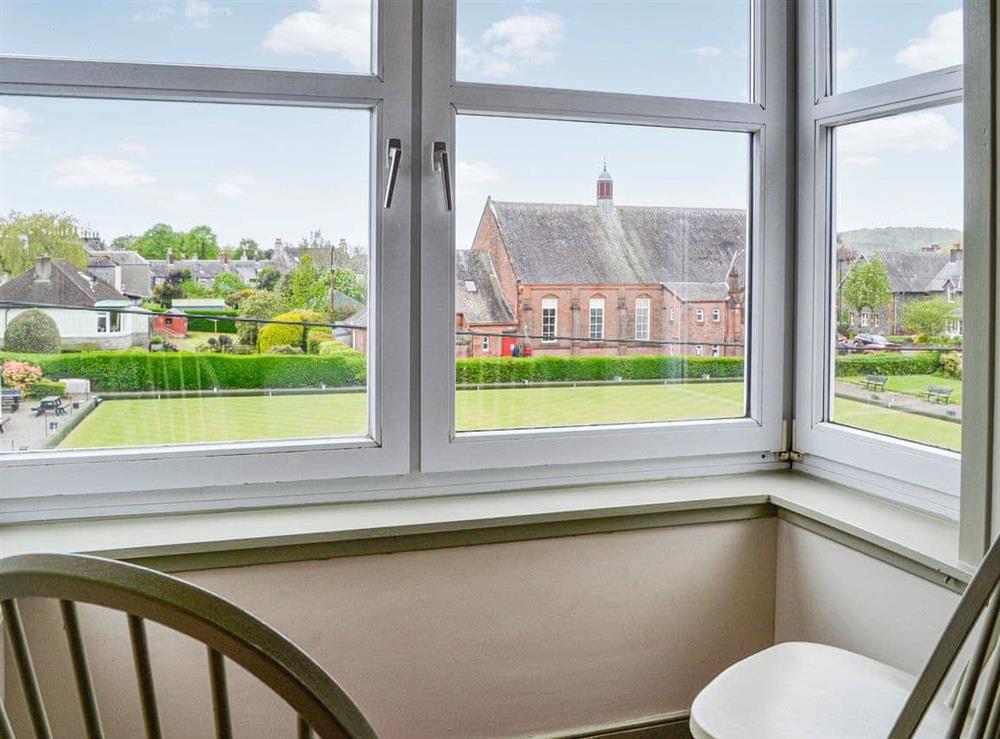 View from bedroom at Church Place in Kirkcudbright, DUmfries and Galloway, Kirkcudbrightshire