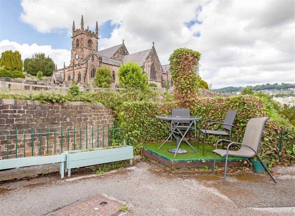 Outdoor area at Church Side House in Matlock, Derbyshire