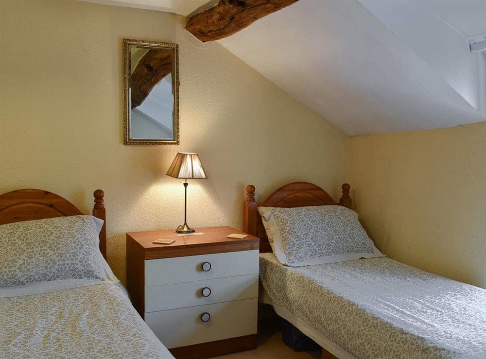 Comfortable twin bedroom at Church Street in Ambleside, Cumbria