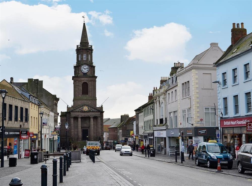 Berwick Town Hall at Church Street in Berwick-upon-Tweed, Northumberland