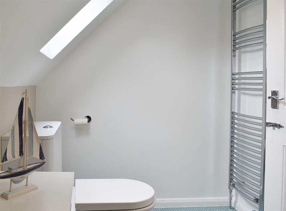 Shower room at Church Street in Portknockie, near Buckie, Banffshire