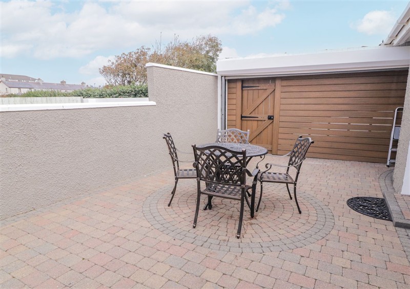 Enjoy a cup of tea on the patio at Church Studio, Portstewart