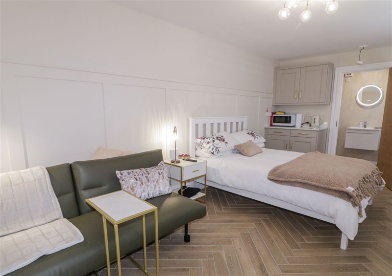 One of the bedrooms at Church Studio, Portstewart