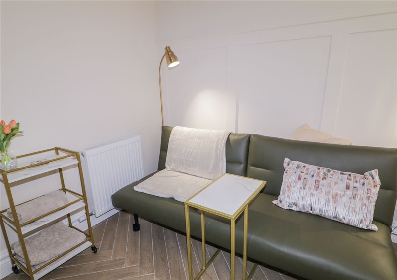 The living area at Church Studio, Portstewart