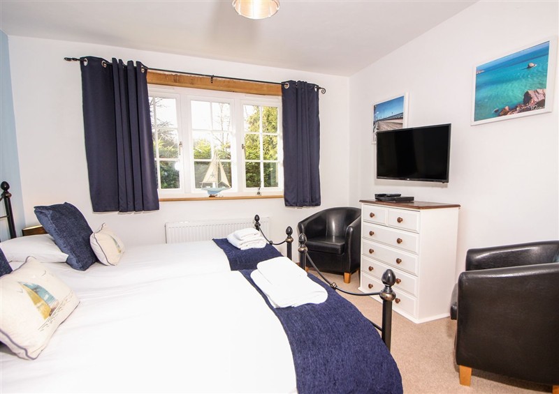 One of the bedrooms at Church Thatch, Abbotskerswell
